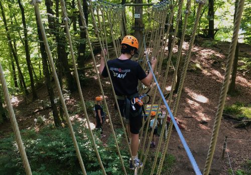Accrobranche A partir de 6 ans, venez tester vos limites sur nos 6 parcours d'accrobranche !