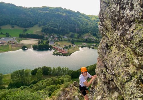 Via Ferrata Lac des Graves dans le Cantal